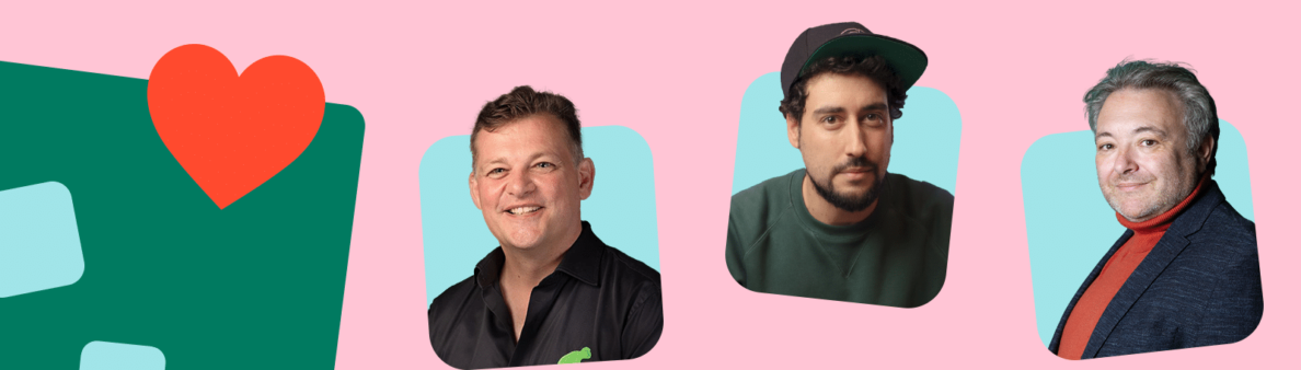 Noordhoff webinars over leerlingmotivatie - drie profielfoto's van de sprekers