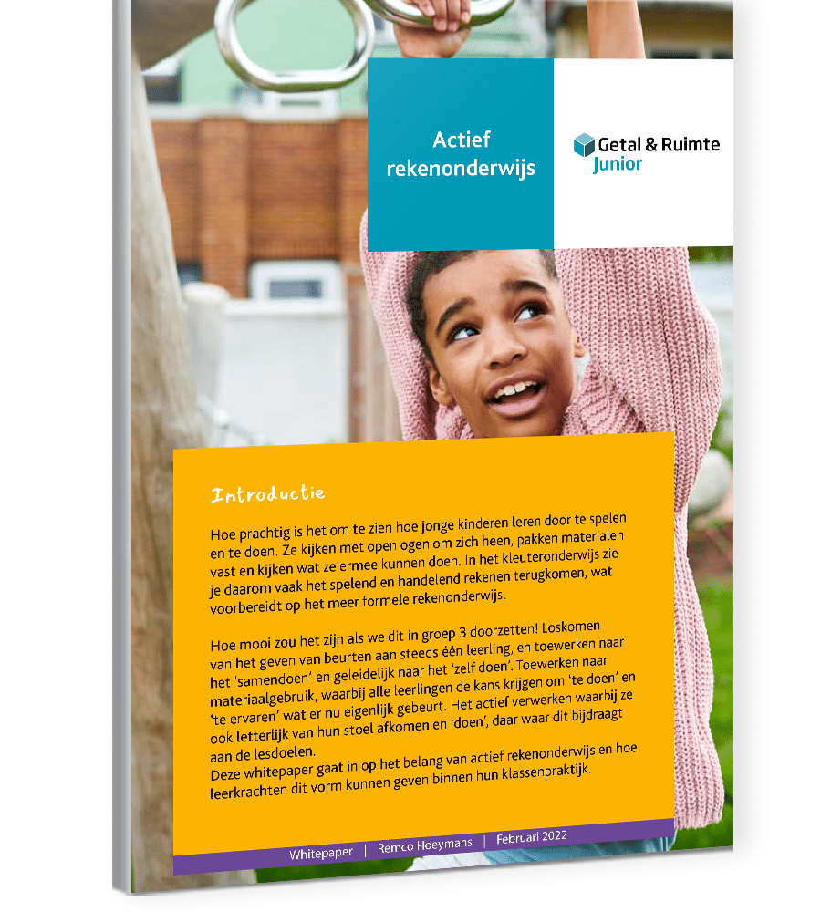 Cover actief rekenonderwijs