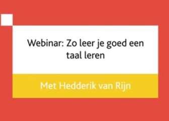 Zo leer je goed een taal leren